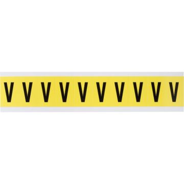 Repositionable Individual Number & Letter Labels