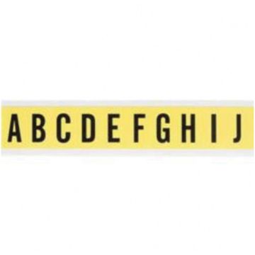 Repositionable Individual Number and Letter Labels