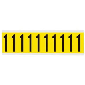 Repositionable Individual Number and Letter Labels