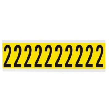 Repositionable Individual Number and Letter Labels