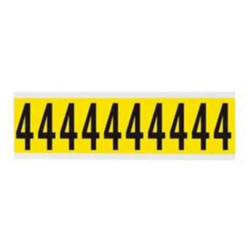 Repositionable Individual Number and Letter Labels