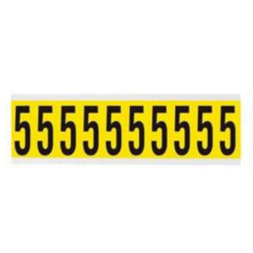 Repositionable Individual Number and Letter Labels