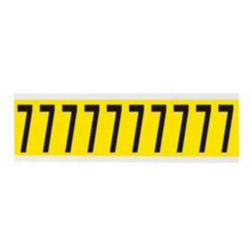 Repositionable Individual Number and Letter Label