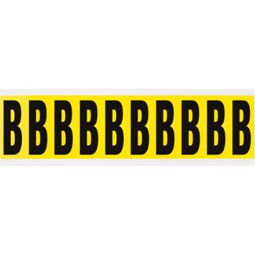 Repositionable Individual Number and Letter Labels