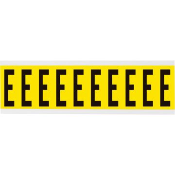 Repositionable Individual Number and Letter Labels