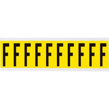 Repositionable Individual Number and Letter Labels