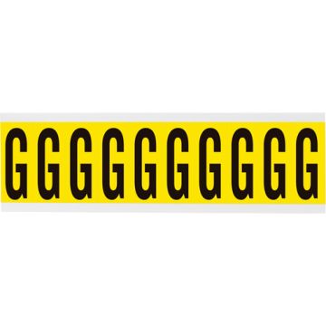 Repositionable Individual Number and Letter Labels