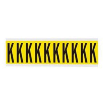 Repositionable Individual Number and Letter Labels