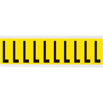 Repositionable Individual Number and Letter Labels