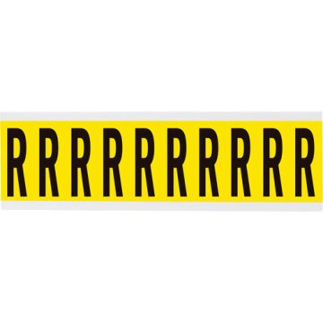 Repositionable Individual Number & Letter Labels