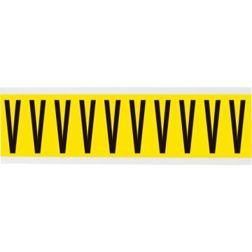 Repositionable Individual Number & Letter Labels