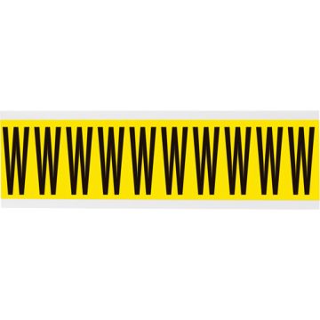 Repositionable Individual Number & Letter Labels