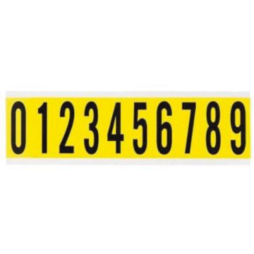 Repositionable Individual Number and Letter Labels Set