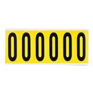 Repositionable Individual Number and Letter Labels