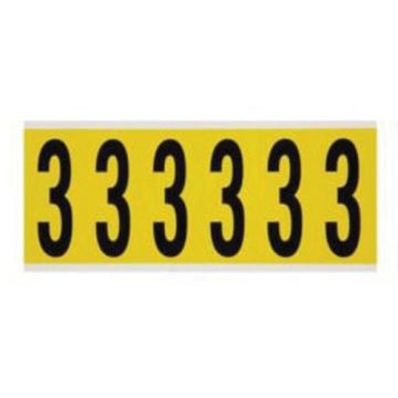 Repositionable Individual Number and Letter Labels