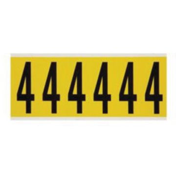 Repositionable Individual Number and Letter Labels