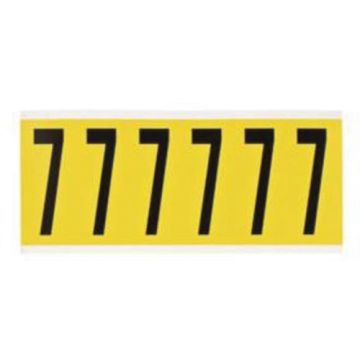 Repositionable Individual Number and Letter Label
