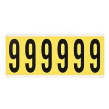 Repositionable Individual Number and Letter Labels