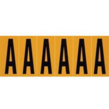 Repositionable Individual Number and Letter Labels