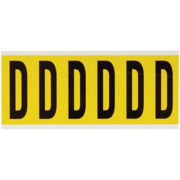 Repositionable Individual Number and Letter Labels