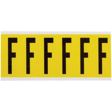 Repositionable Individual Number and Letter Labels