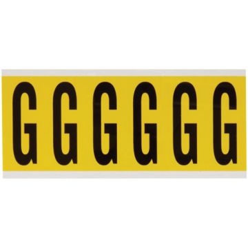 Repositionable Individual Number and Letter Labels