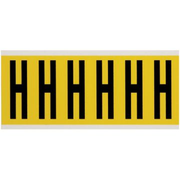 Repositionable Individual Number and Letter Labels