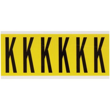 Repositionable Individual Number and Letter Labels