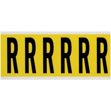 Repositionable Individual Number & Letter Labels