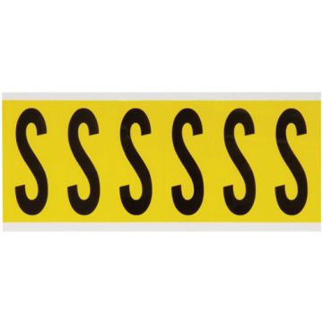 Repositionable Individual Number & Letter Labels