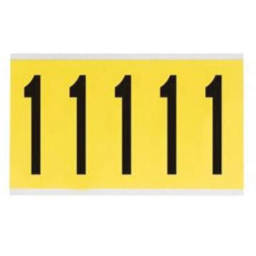 Repositionable Individual Number and Letter Labels