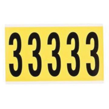 Repositionable Individual Number and Letter Labels