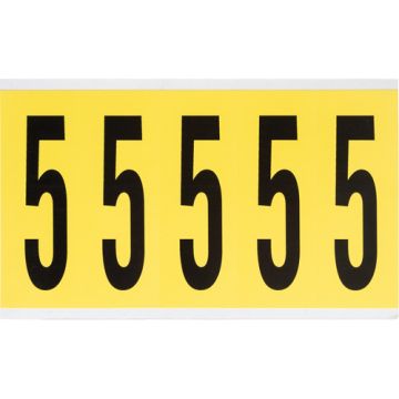 Repositionable Individual Number and Letter Labels