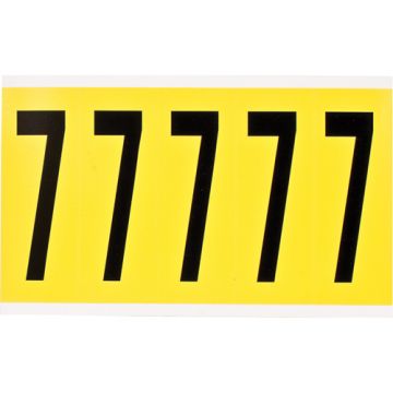 Repositionable Individual Number and Letter Label