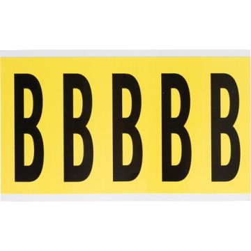 Repositionable Individual Number and Letter Labels