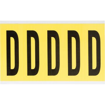 Repositionable Individual Number and Letter Labels