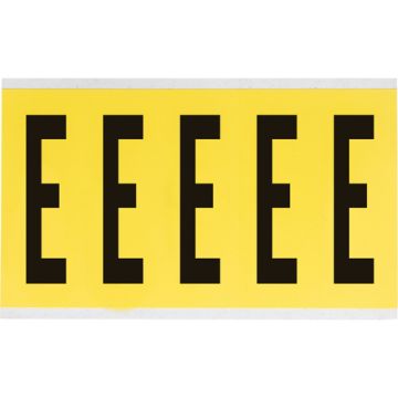 Repositionable Individual Number and Letter Labels