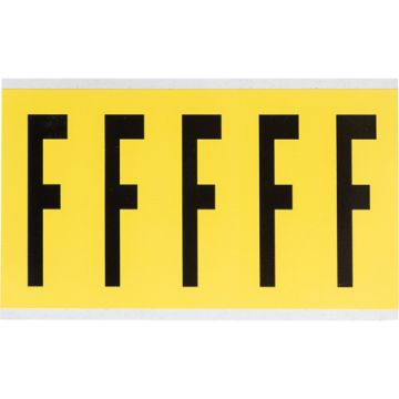 Repositionable Individual Number and Letter Labels