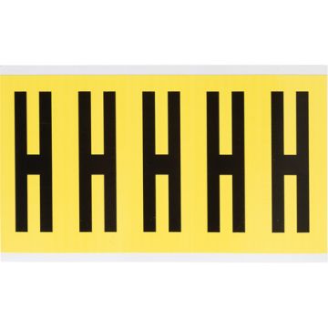 Repositionable Individual Number and Letter Labels