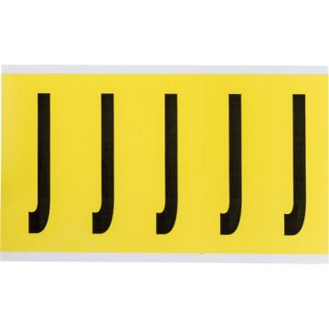 Repositionable Individual Number and Letter Labels