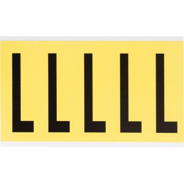 Repositionable Individual Number and Letter Labels