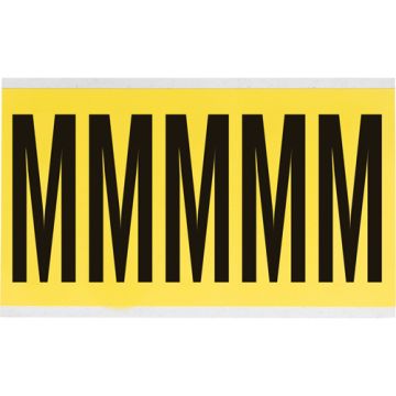 Repositionable Individual Number & Letter Labels