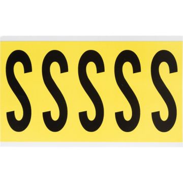 Repositionable Individual Number & Letter Labels