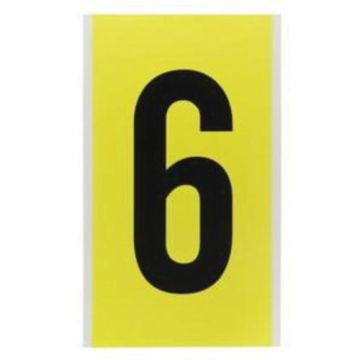 Repositionable Individual Number and Letter Label