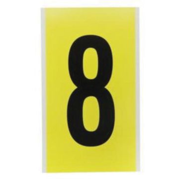 Repositionable Individual Number and Letter Label