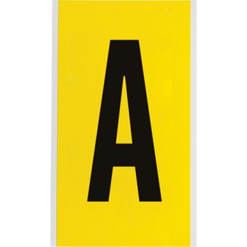 Repositionable Individual Number and Letter Label