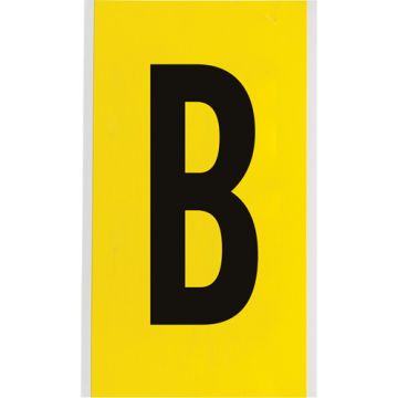 Repositionable Individual Number and Letter Label