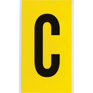 Repositionable Individual Number and Letter Label