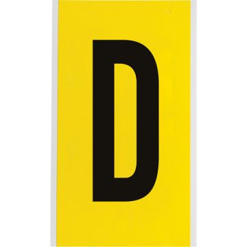 Repositionable Individual Number and Letter Label