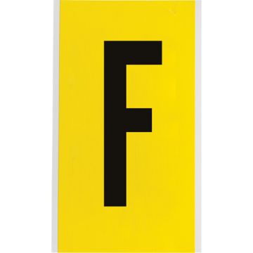 Repositionable Individual Number and Letter Label